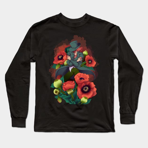 Poppy King Long Sleeve T-Shirt by alg813